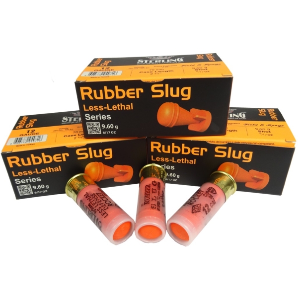 Amunicja kal. 12/70 Gumowa Slug Sterling